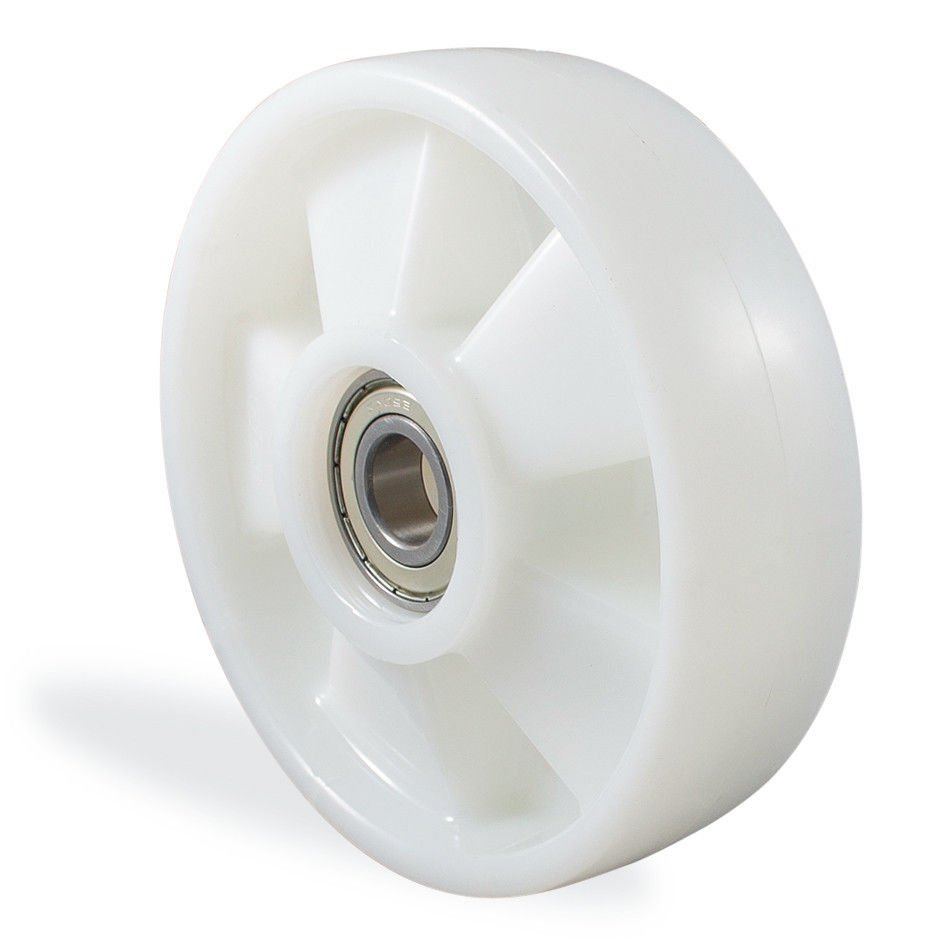 KAMA 200X50 RPR Ağır Tip Kasnaklı, Poliamid 6 Sırtlı, Rulmanlı Teker, Yedek Transpalet Tekeri 200 mm Çap