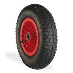KAMA 350X6 MHS 4PR Polipropilen Kasnaklı, Havalı Lastik, Masuralı Teker, Havalı Teker 350 mm Çap