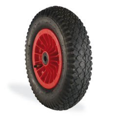 KAMA 350X8 MHS 4PR Polipropilen Kasnaklı, Havalı Lastik, Masuralı Teker, Havalı Teker 350 mm Çap