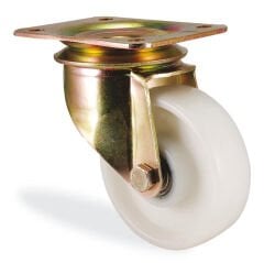 KAMA K4102RPR100 Ağır Tip Döner Maşa, Poliamid Teker, Rulmanlı Teker, 100 mm Çap (96 Adet Palet)