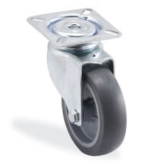 KAMA 1702MTB100 Tabla Bağlantılı, Döner Maşa, Termoelastik Sırtlı, Kendinden Burçlu, Döner Teker, 100 mm Çap