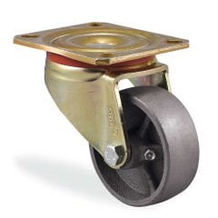 KAMA K4102DDB080 Ağır Tip Döner Maşalı, Döküm Teker, 80 mm Çap