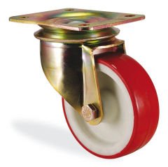 KAMA K4102PUB055 Ağır Tip Döner Maşalı, Poliüretan Teker, 55 mm Çap